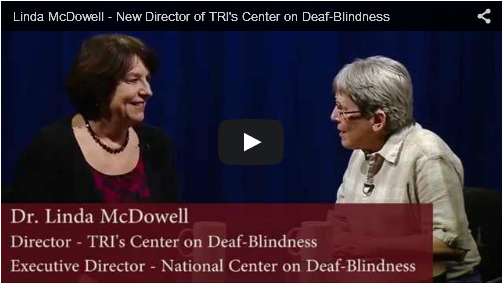 Dr. Linda McDowell speaks to Carol Dennis