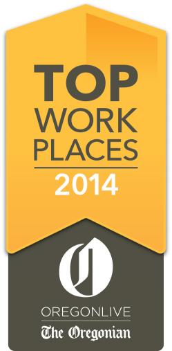 Top Workplace 2014 Oregonian Logo
