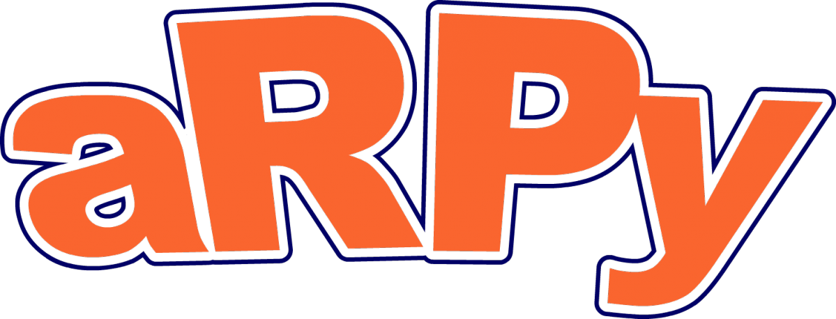 aRPy in orange letters