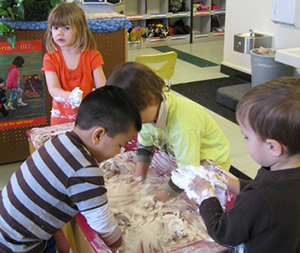 Children playing at TRI-CDC